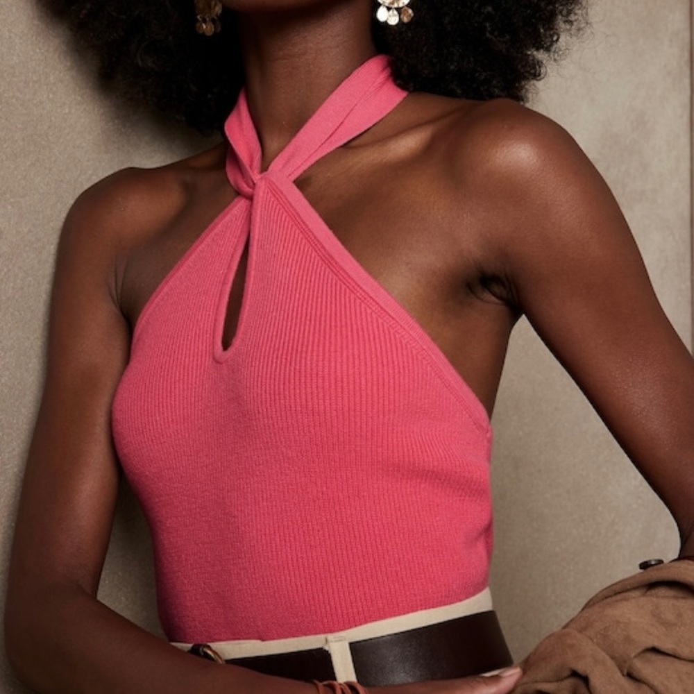 Banana Republic halter sweater